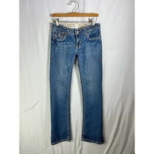 True Religion "Joey" Low Rise Medium Wash Denim Bootcut Jeans Size 30 (D-2)